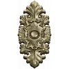 Gilded Acanthus Rosette Decorative Plaque STL