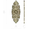 Gilded Acanthus Rosette Decorative Plaque STL
