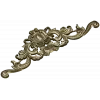 Rococo Cartouche STL 3D Model for CNC Milling