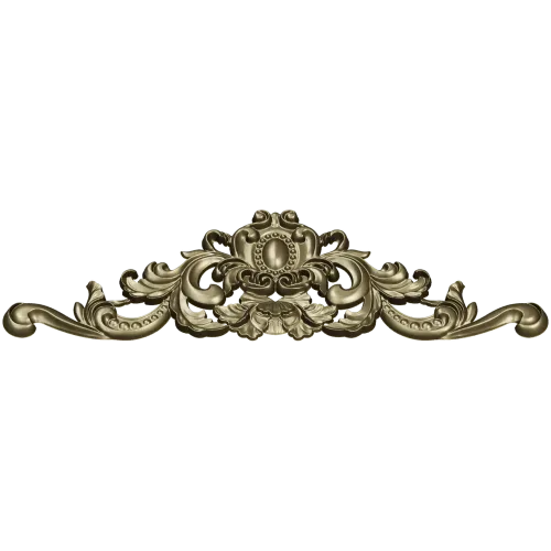Rococo Cartouche STL 3D Model for CNC Milling
