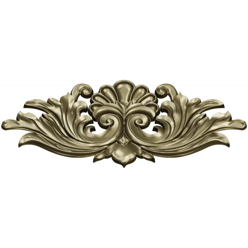 Acanthus Shell Cartouche STL for CNC
