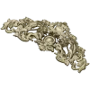 Baroque Twin-Lion Cartouche - STL model for CNC