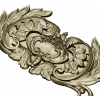 Baroque Acanthus Cartouche - STL 3D Model for CNC Router