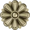 Classic Floral Rosette STL for CNC Milling