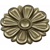 Classic Floral Rosette STL for CNC Milling