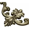 Baroque Acanthus Cartouche - STL 3D model for CNC carving