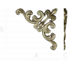Baroque Acanthus Corner STL