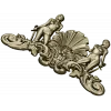 Shell Maidens Cartouche - STL 3D model for CNC milling