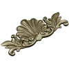 Shell & Acanthus Central Ornament - 3D STL for CNC