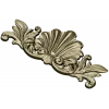 Shell & Acanthus Central Ornament - 3D STL for CNC