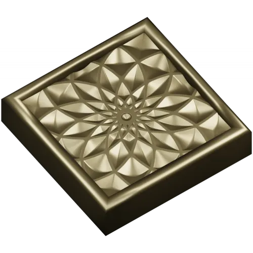 Golden Mandala Panel