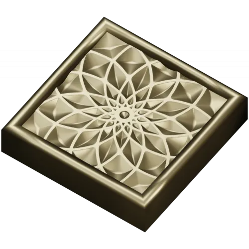 Golden Mandala Panel