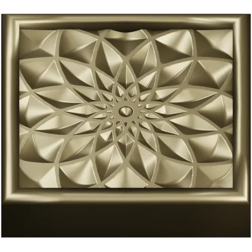 Golden Mandala Panel
