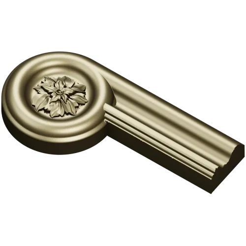 Florentine Rosette - STL 3D model for CNC