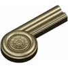 Fluted Rosette Terminal - STL 3D model for CNC