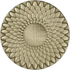 Sunflower Rosette - High-Relief STL 3D Model for CNC