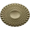 Sunflower Rosette - High-Relief STL 3D Model for CNC