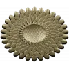 Sunburst Rosette 3D STL for CNC
