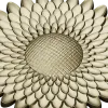 Sunburst Rosette 3D STL for CNC