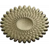 Sunburst Rosette 3D STL for CNC