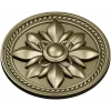 Regal Fleur Rosette - decorative round rosette STL for CNC milling