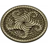 Spiral Acanthus Rosette STL 3D model for CNC