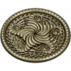 Spiral Acanthus Rosette STL 3D model for CNC