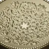 Circular Floral Rosette - STL 3D model for CNC milling