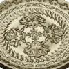 Круглая декоративная розетка "Золотой венок" - STL для ЧПУ