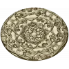 Circular Floral Rosette STL 3D Model for CNC