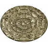Circular Floral Rosette STL 3D Model for CNC