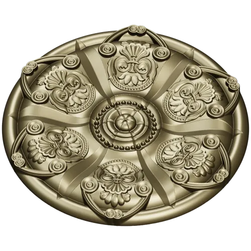 Солнечный медальон - 3D модель STL для ЧПУ