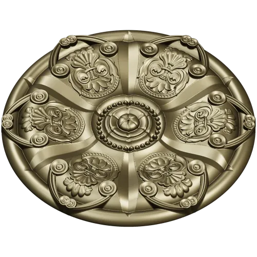 Солнечный медальон - 3D модель STL для ЧПУ