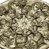 Розетка "Солнечный акант" - декоративная 3D модель STL для ЧПУ