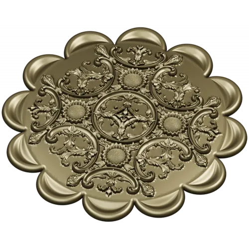 Розетка акантовая - 3D STL модель для ЧПУ