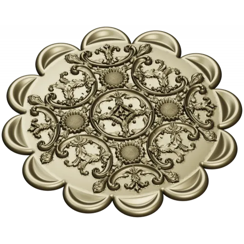 Розетка акантовая - 3D STL модель для ЧПУ
