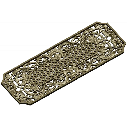 Ажурная декоративная панель - stl модель для ЧПУ