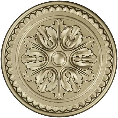 Acanthus Rosette STL 3D Model for CNC Router