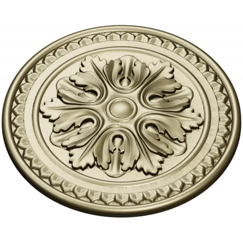 Acanthus Rosette STL 3D Model for CNC Router