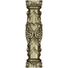 Grapevine Carved Baluster - STL 3D Model for CNC