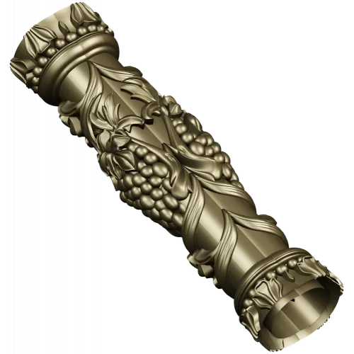 Grapevine Carved Baluster - STL 3D Model for CNC