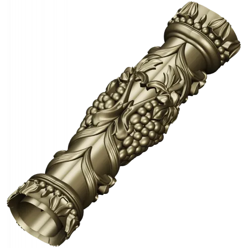 Grapevine Carved Baluster - STL 3D Model for CNC