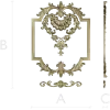 Baroque Shell Cartouche STL 3D model for CNC milling