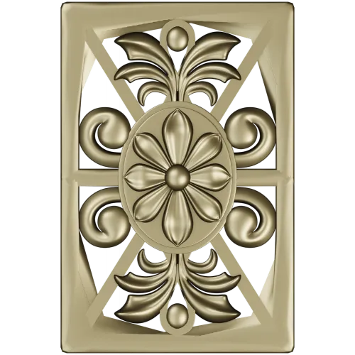 Florentine medallion relief - STL for CNC milling