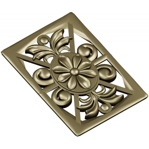 Florentine medallion relief - STL for CNC milling