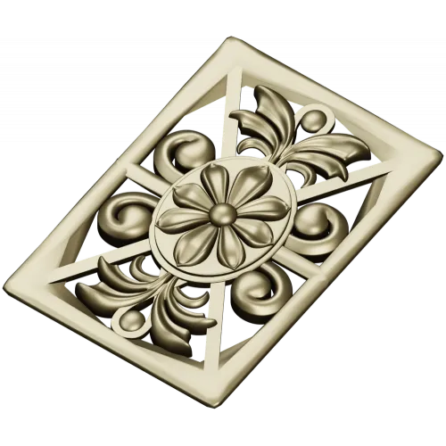 Florentine medallion relief - STL for CNC milling