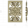 Florentine medallion relief - STL for CNC milling