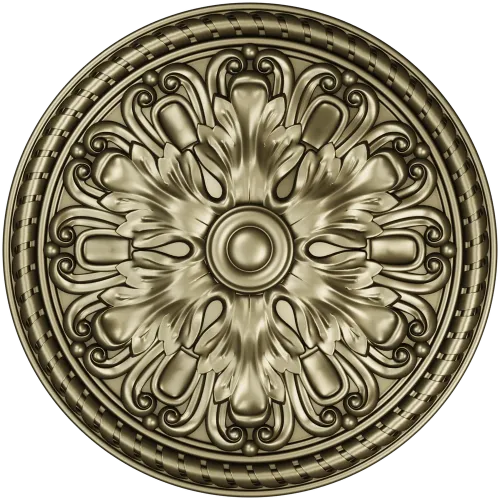Acanthus Rosette STL for CNC