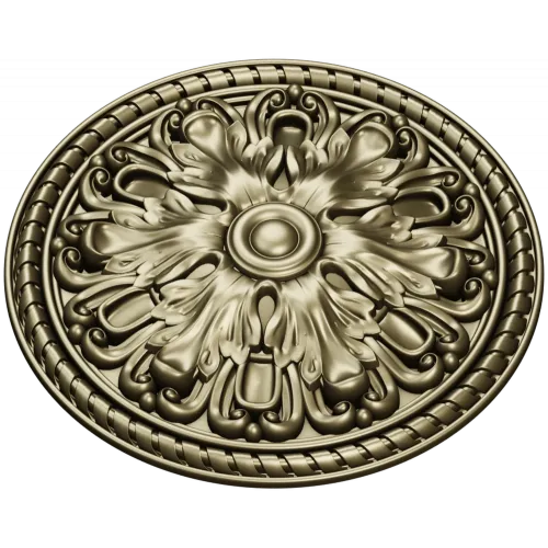 Acanthus Rosette STL for CNC
