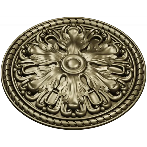 Acanthus Rosette STL for CNC